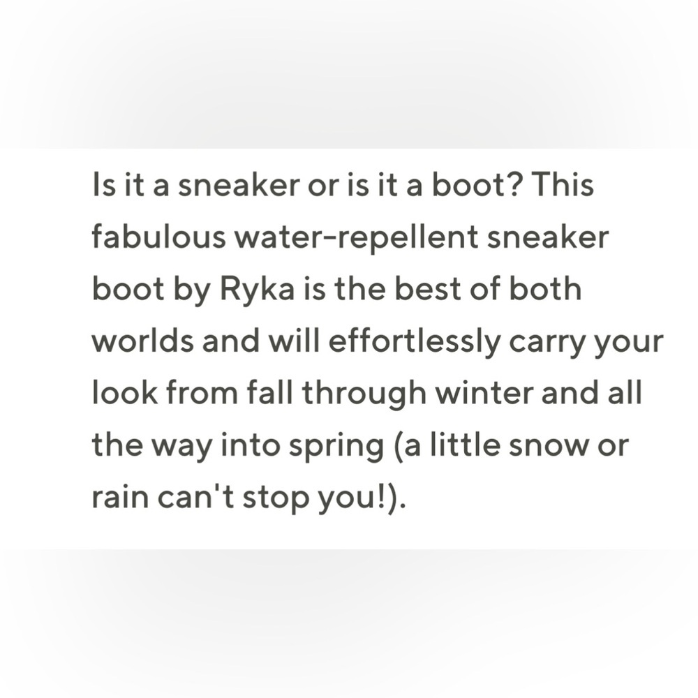 RYKA SIDE ZIP WATER REPELLENT SNEAKER BOOTS NOELLE NEXT ACADEMY BLUE NEW - Picture 9 of 12